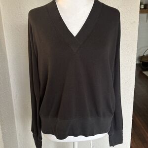 Rag & Bone V Neck Modal Oversized Sweatshirt Size XS